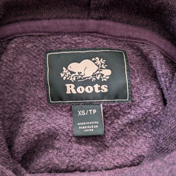 Roots Cooper Kanga sweatshirt hoodie purple size XS - Picture 7 of 16